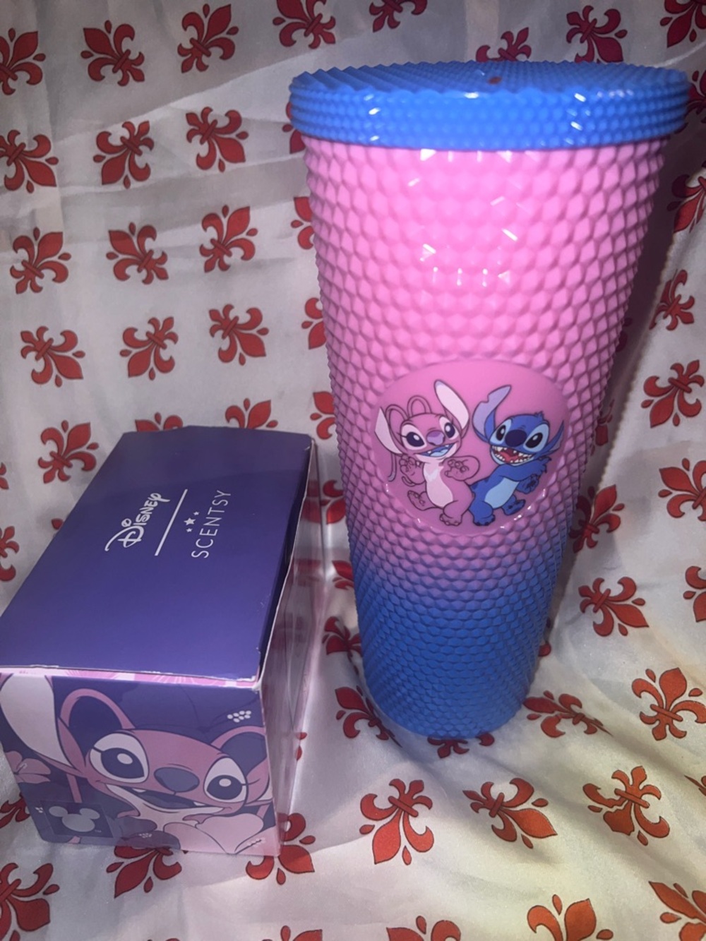 Pink & Blue Stitch Textured Tumbler Ross essential